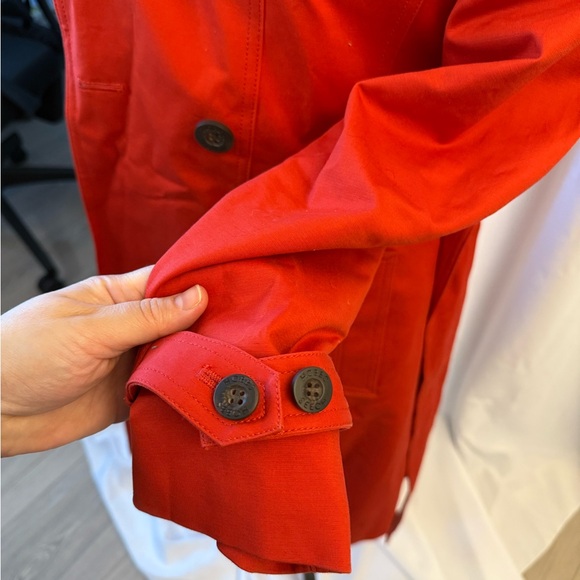 Hobbs London Women's Red/orange Trench Coat size 8 EXCELLENT CONDITION - Picture 4 of 16